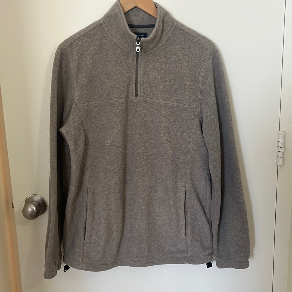 Croft & Barrow - men’s quarter zip fleece - size S